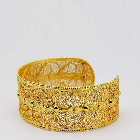 Escrava I Gold plated Silver Filigree Bracelet