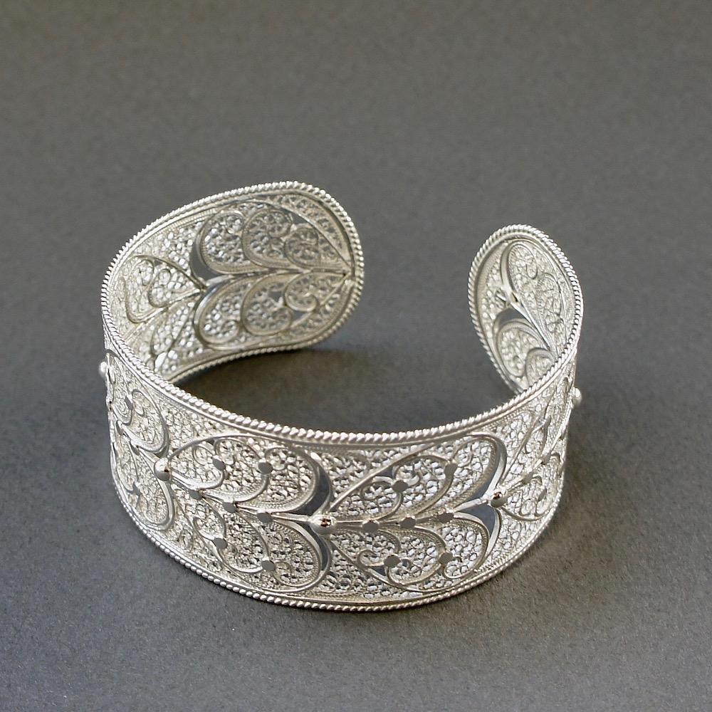 Escrava I Silver Filigree Bracelet