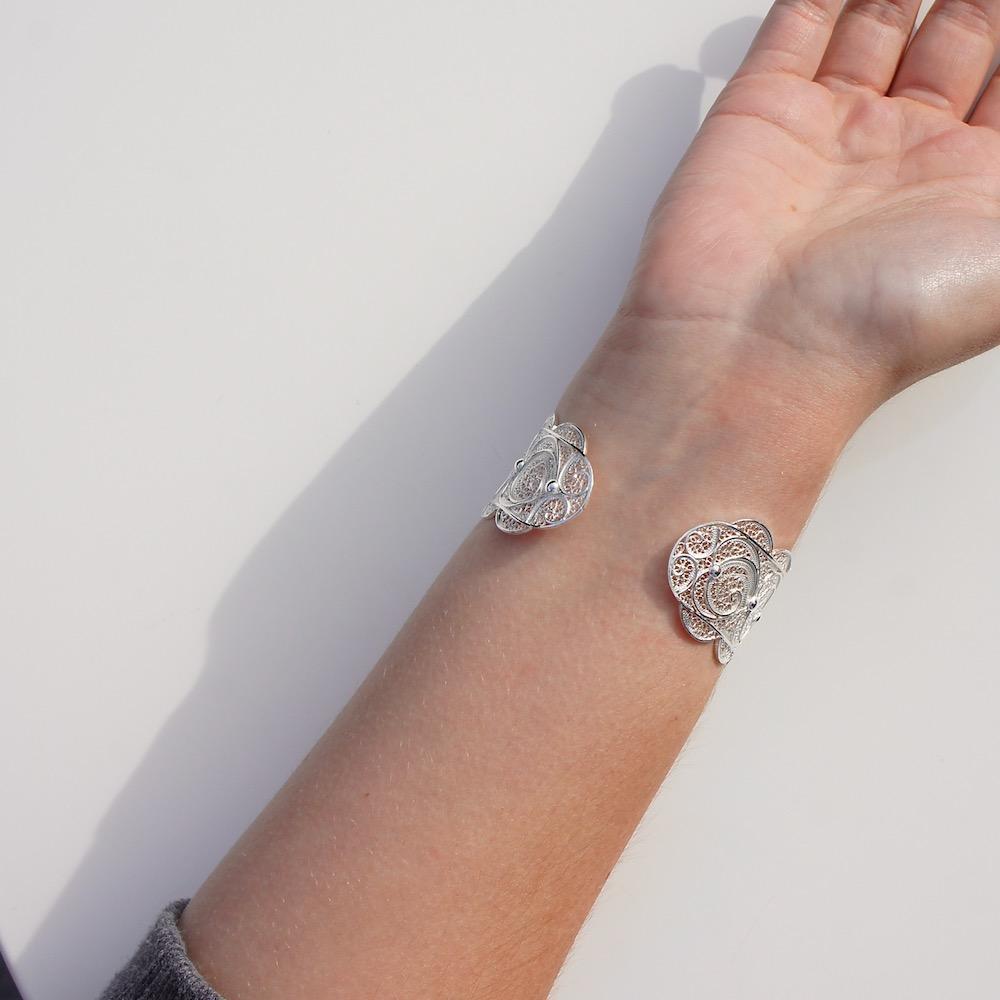 Escrava I Silver Filigree Bracelet