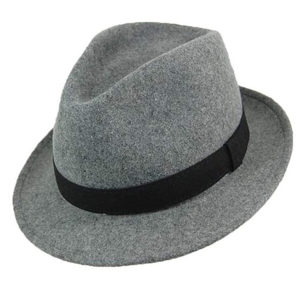 Fedora Hat- Grey