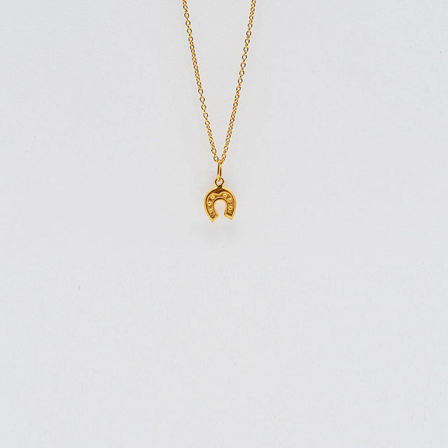 Ferradura de cavalo I Gold plated Silver Charm