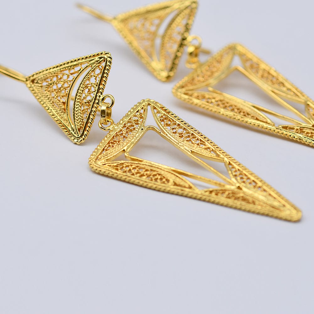 Filigree Earrings - 2.2''