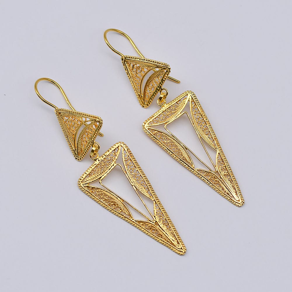 Filigree Earrings - 2.2''