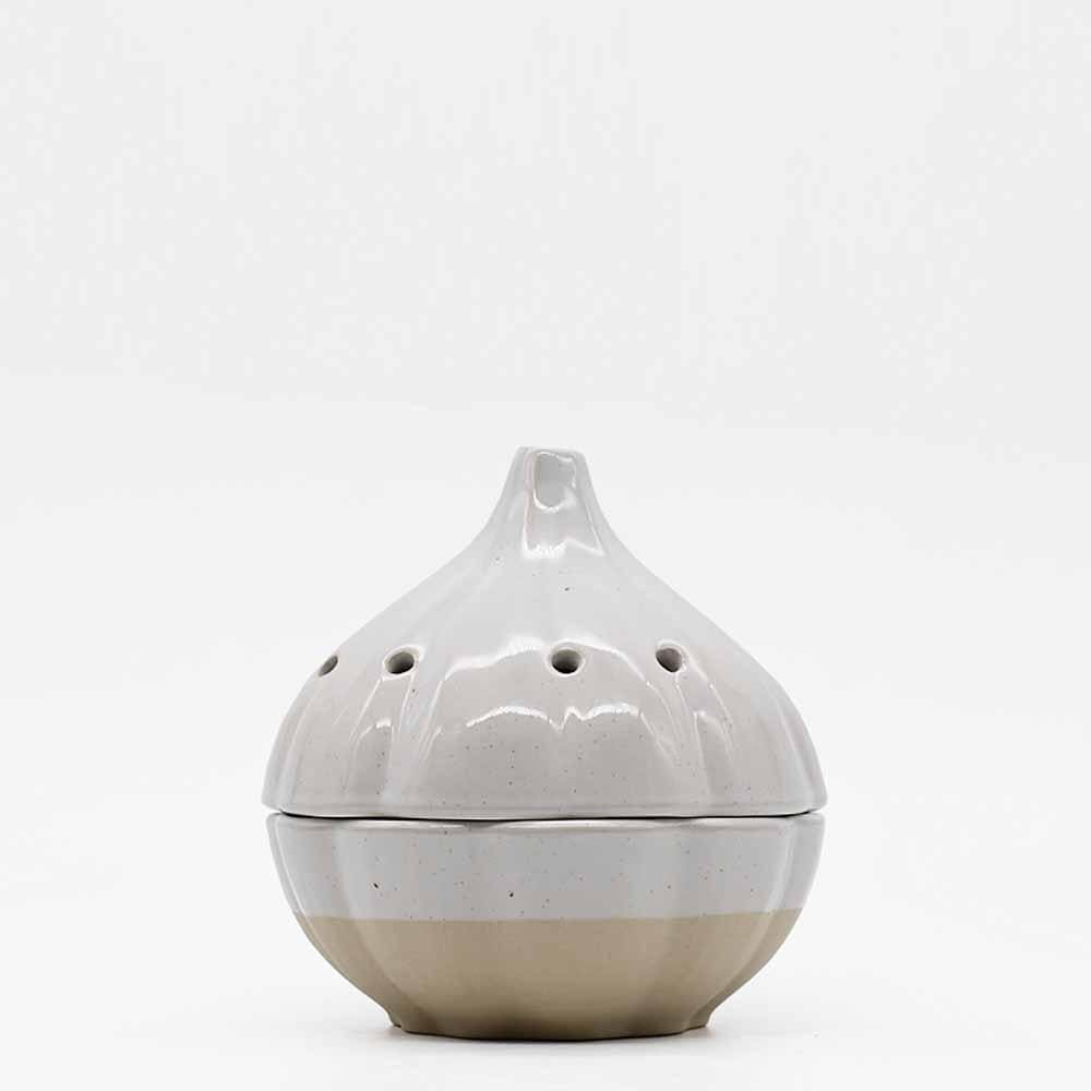 Fine stoneware Garlic Canister