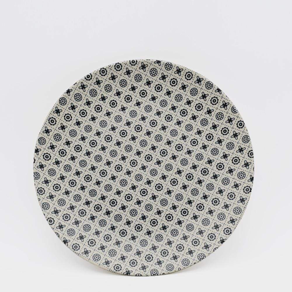 Fine stoneware plate - 10.6''