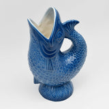 Fish-shaped Ceramic Pitcher - Blue