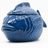 Fish-shaped Ceramic Tureen - Blue