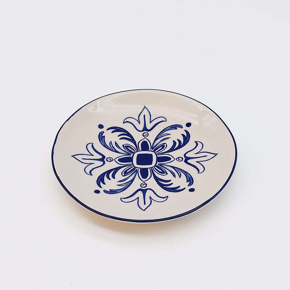 Floral I Ceramic Bread Plate