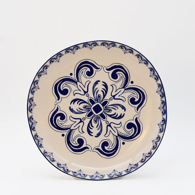 Floral I Ceramic Dinner Plate