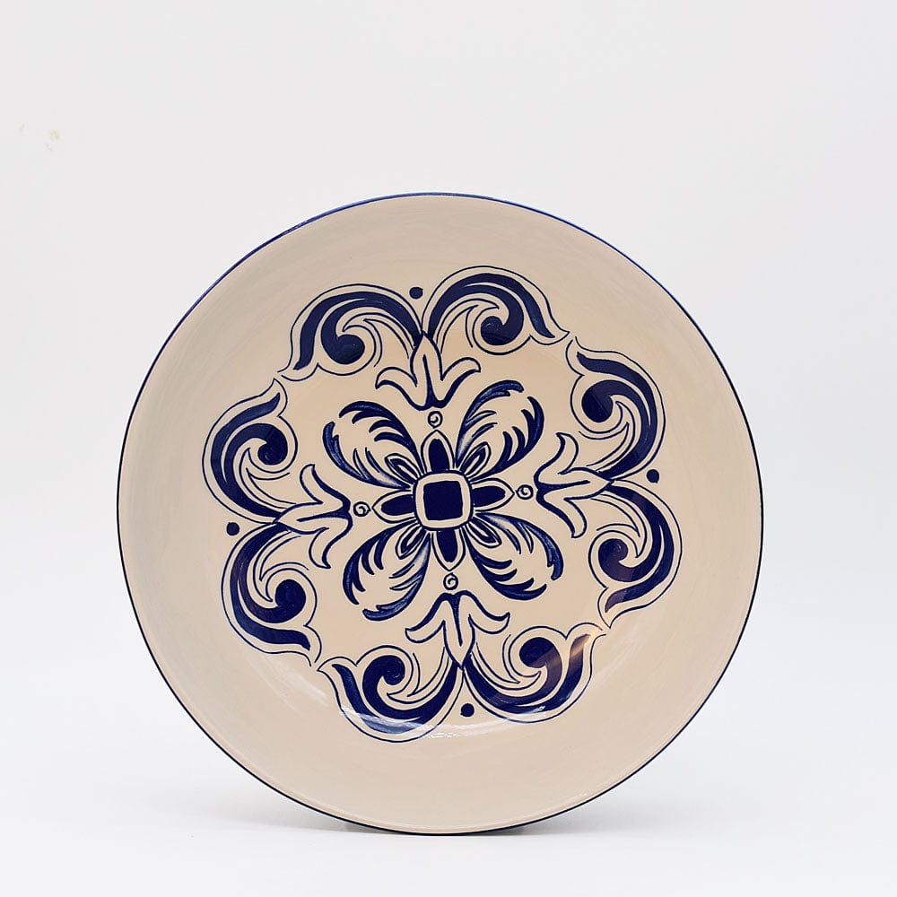 Floral I Ceramic Salad Bowl