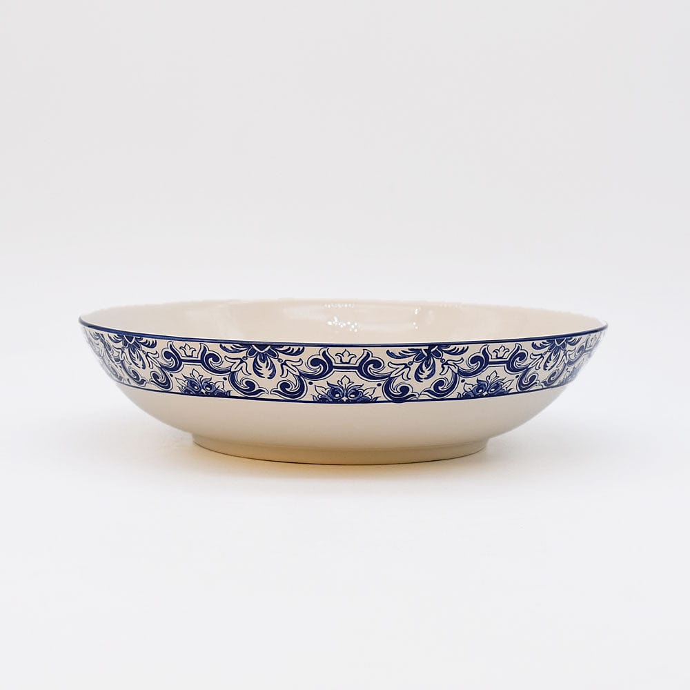 Floral I Ceramic Salad Bowl