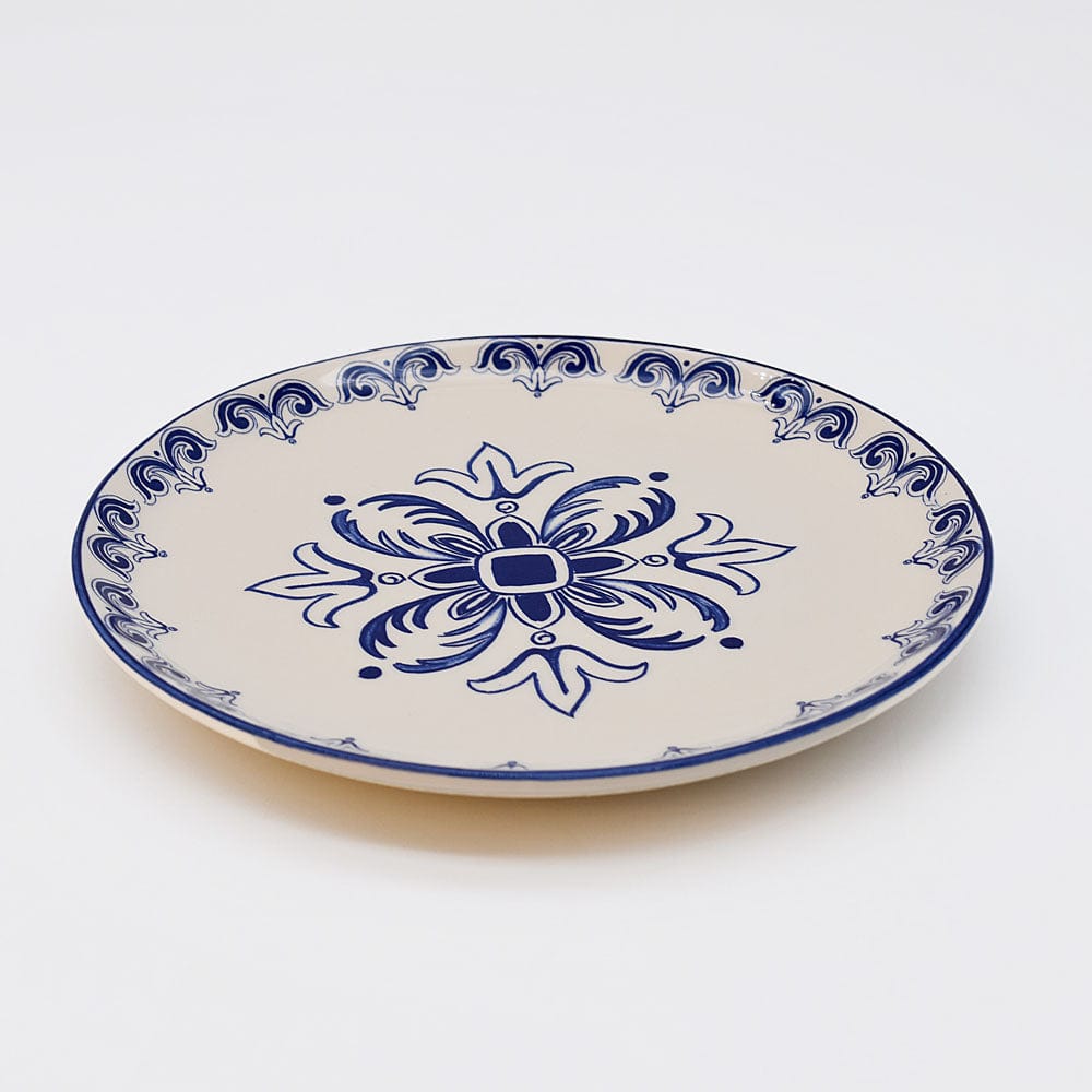 Floral I Ceramic Starter Plate