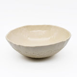 Flores I Beige salad bowl - 25cm