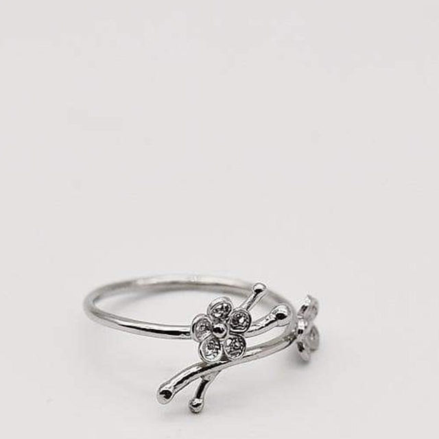 Flores I Silver Ring