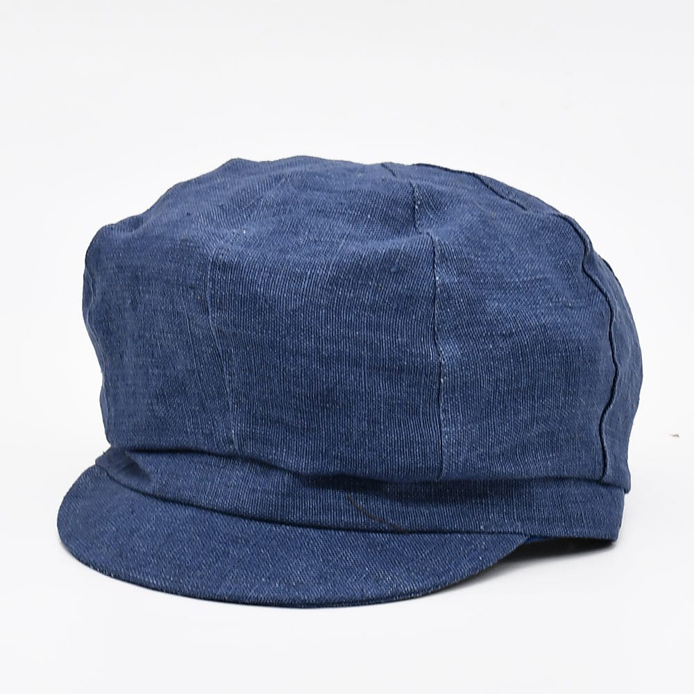 Gavroche linen Cap - Blue