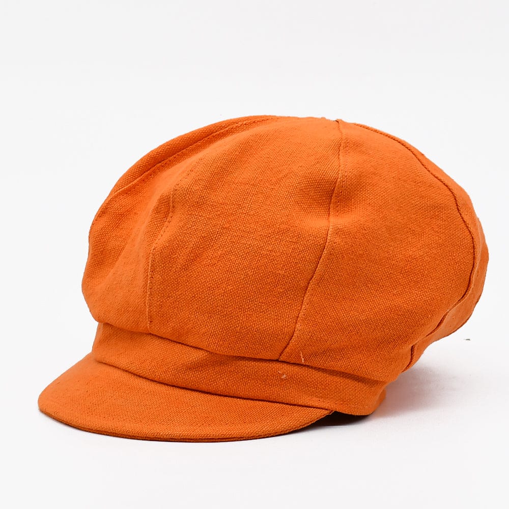 Gavroche linen Cap - Orange