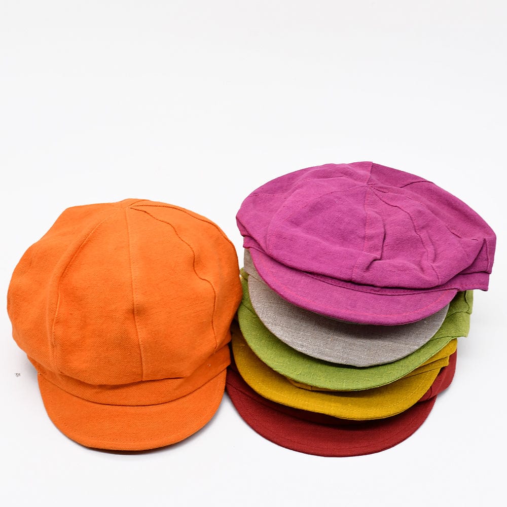 Gavroche linen Cap - Orange