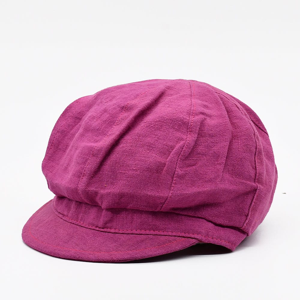 Gavroche linen Cap - Pink