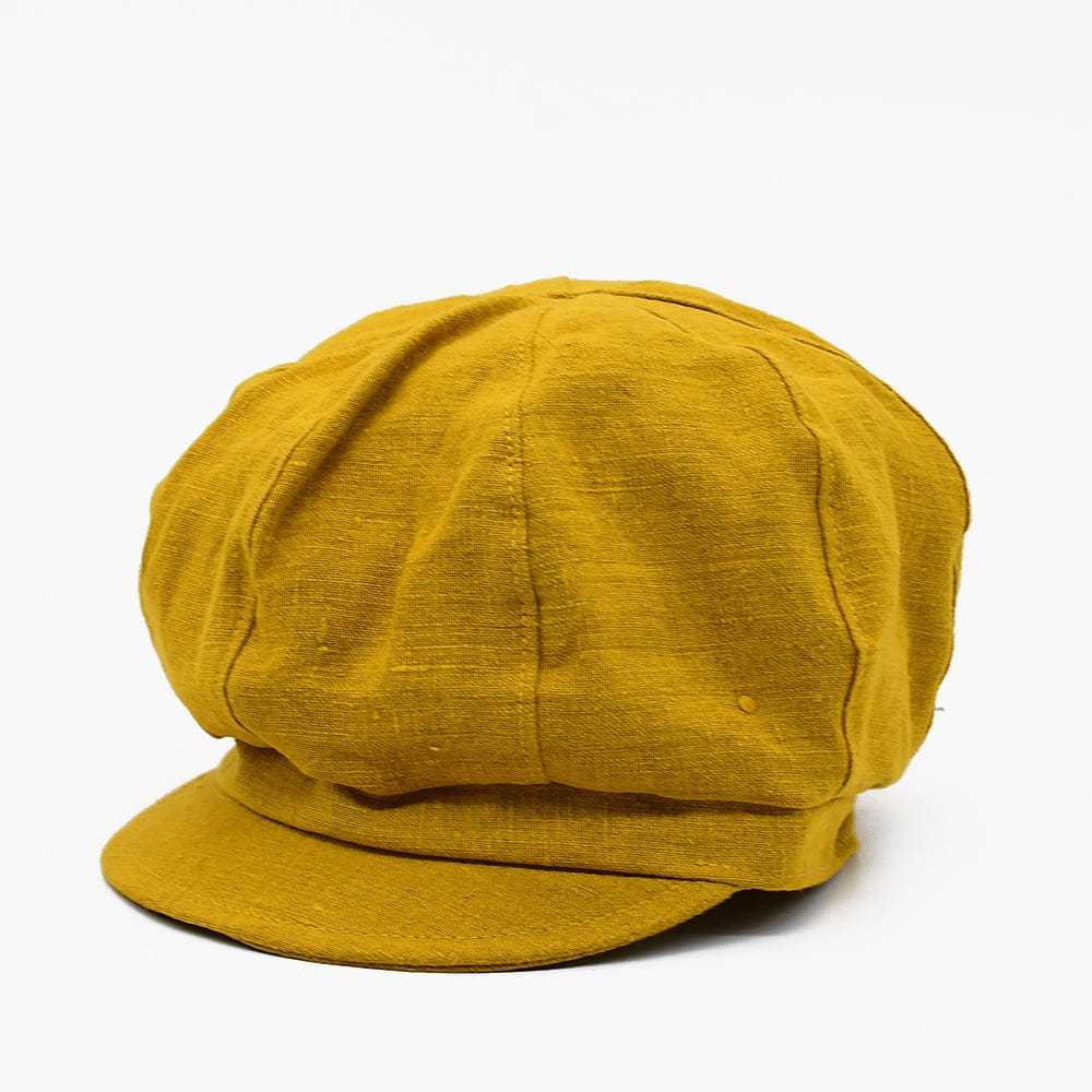 Gavroche linen Cap - Yellow