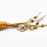 Glass pearls Bracelet - Yellow