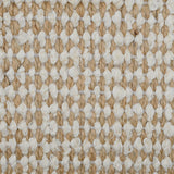 Handmade sisal and Cotton Rug 75x25'' - White