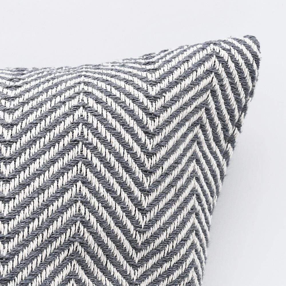 Herringbone I Pillow Cover 20x20" - Grey