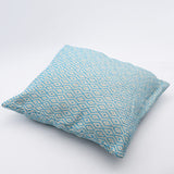 Herringbone I Pillow Cover 20x20" - Turquoise