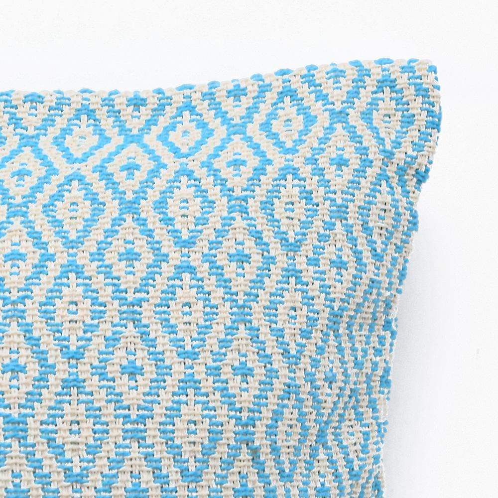 Herringbone I Pillow Cover 20x20" - Turquoise