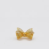 Laço I Gold plated Silver filigree Brooch - 1.0"