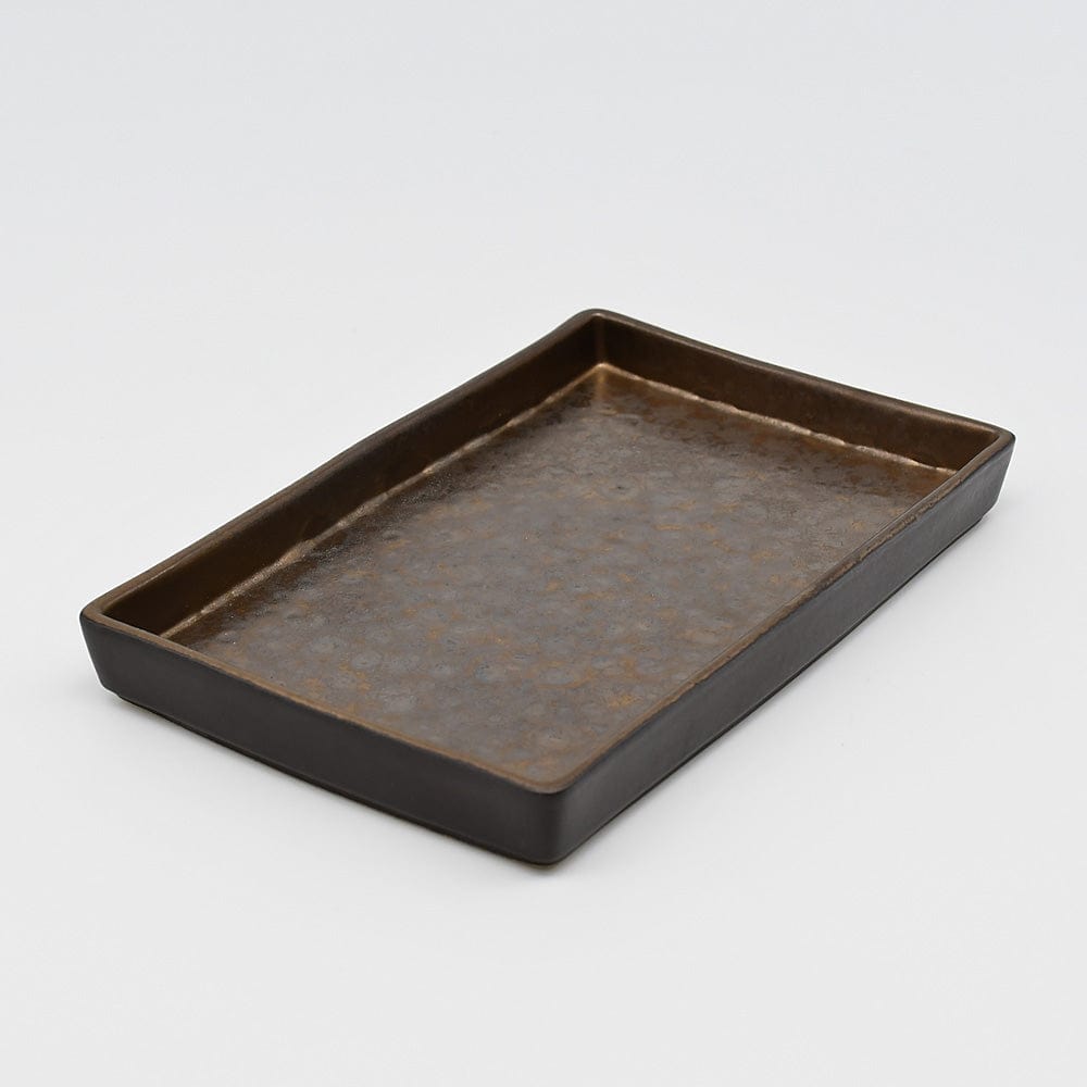 Lagoa I Small Rectangular Dish - Bronze