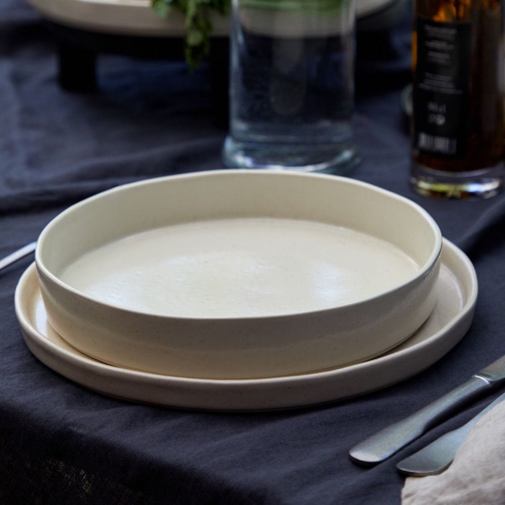 Lagoa I Stoneware Dinner Plate - Beige