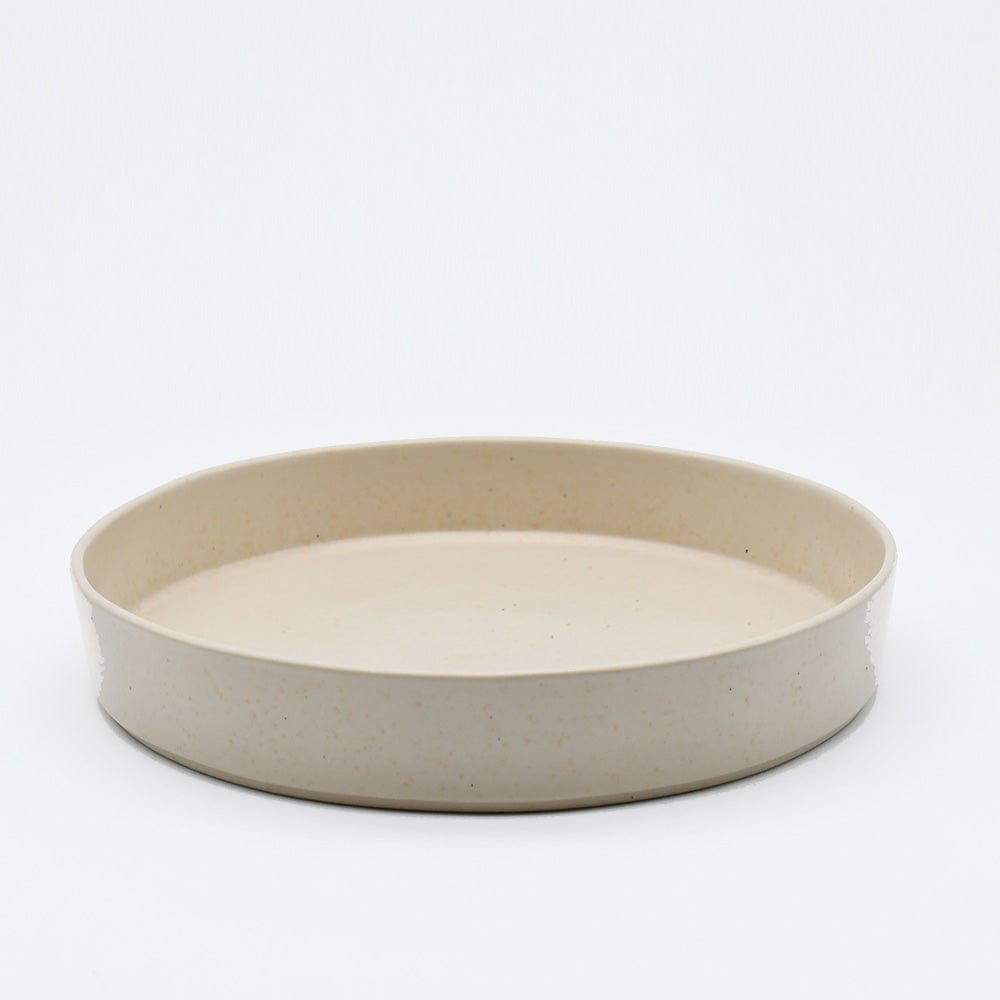 Lagoa I Stoneware Soup Plate - Beige