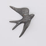 Large Ceramic Swallows - 20 colors Dark grey