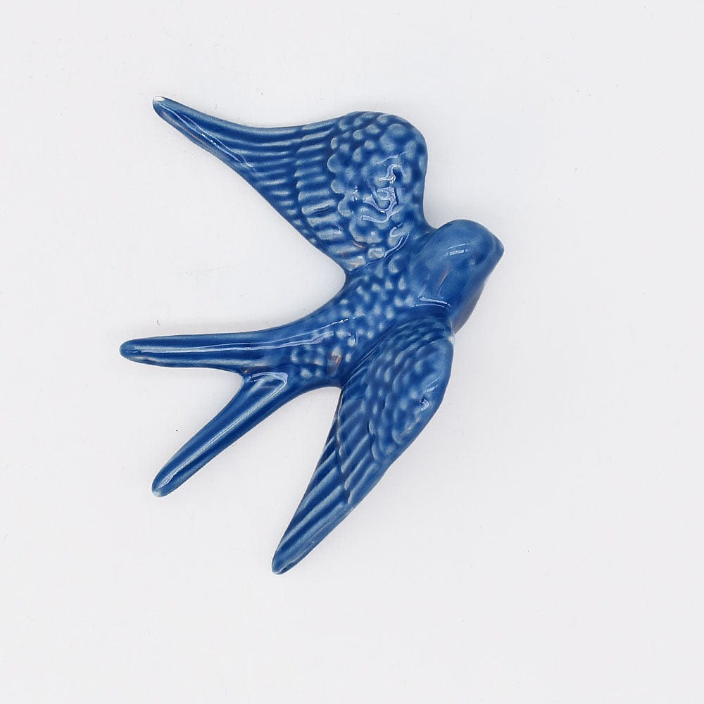 Large Ceramic Swallows - 20 colors Overseas blue