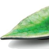 Laurel Leaf I Stoneware Small Plate - Light green