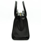 Leather and Reed handbag - 10.2'' - Black