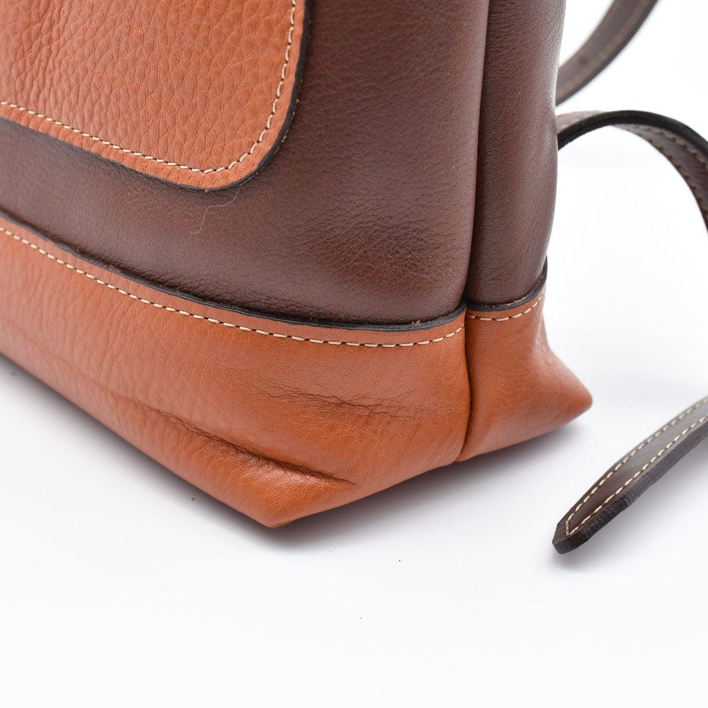 Leather Backpack - Brown