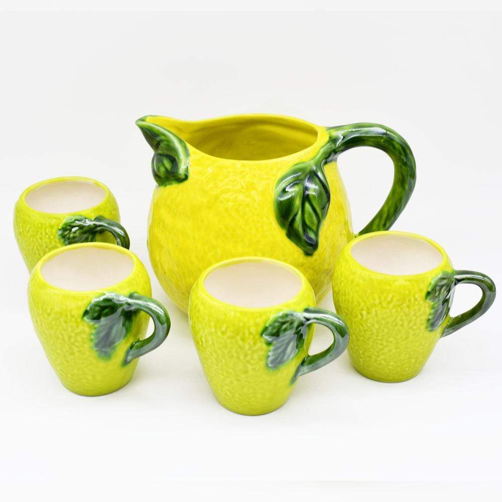 Lemon-shaped Ceramic Lemonade Service