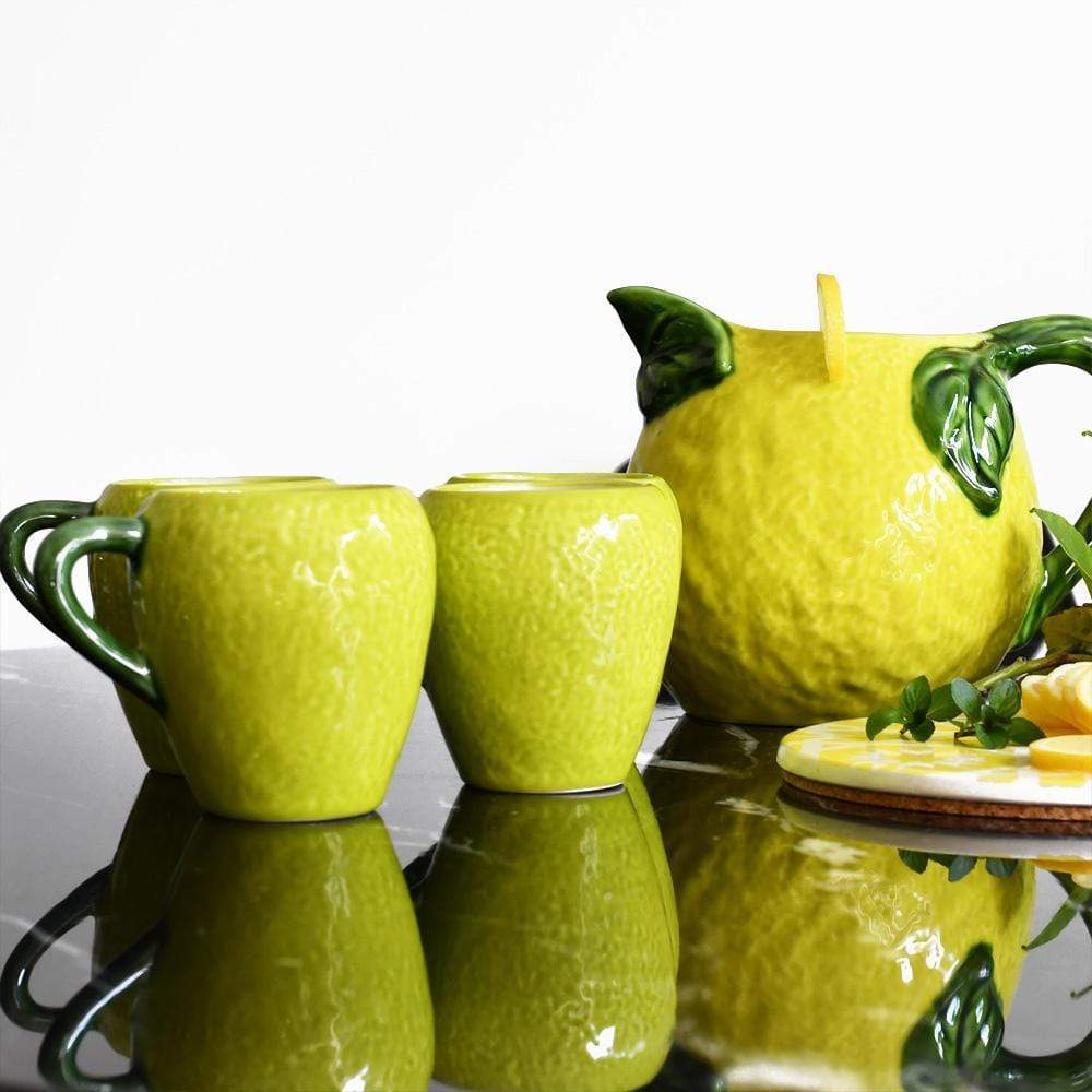 Lemon-shaped Ceramic Mug