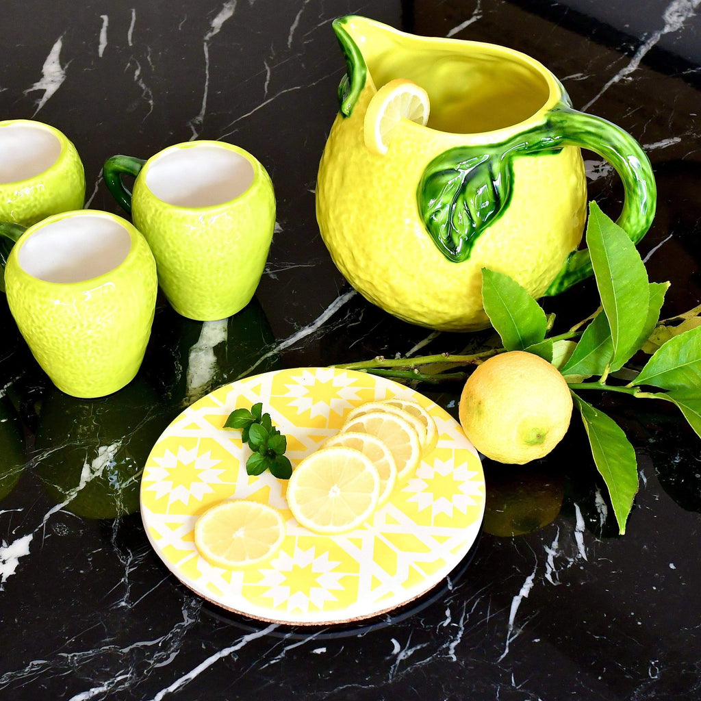 Lemon-shaped Ceramic Mug