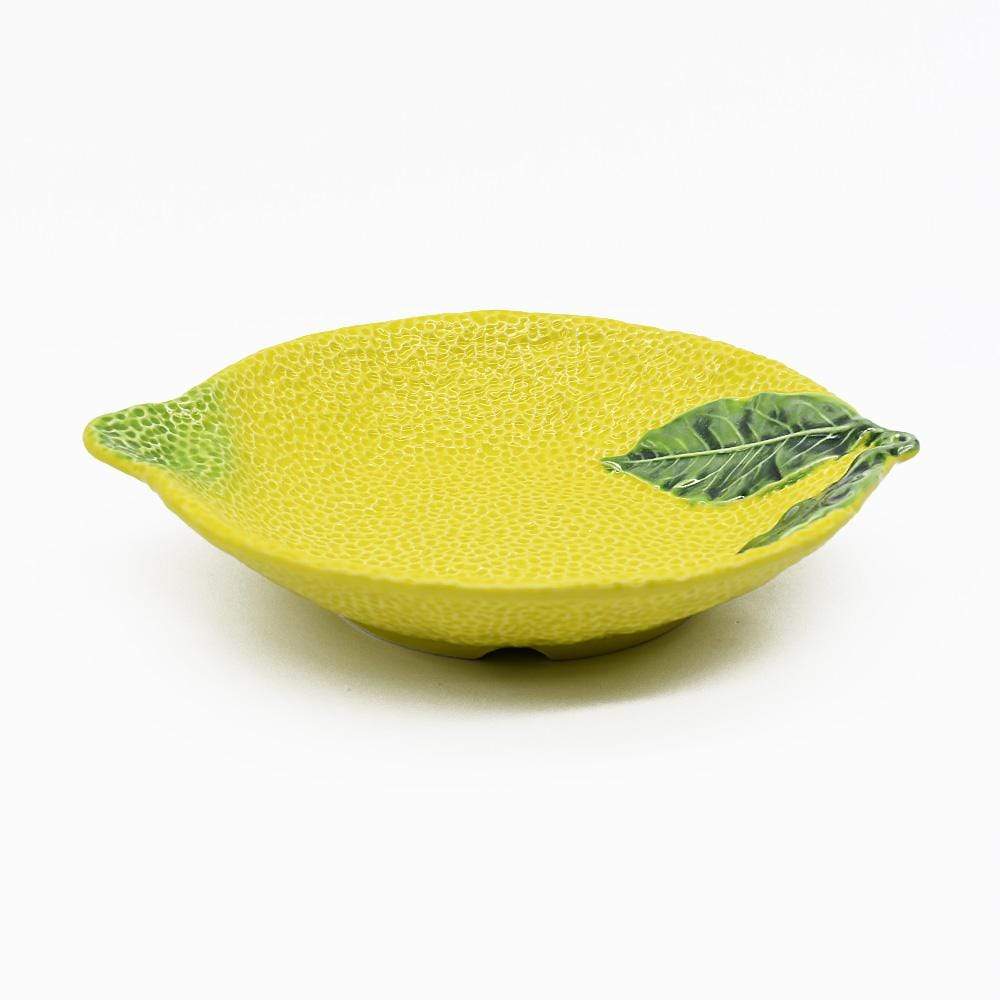 Lemon-shaped Ceramic Soup Plate