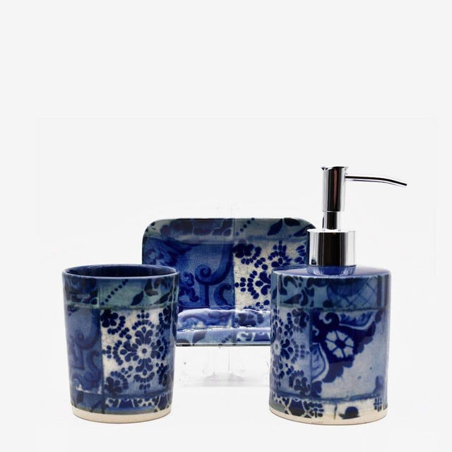 Lisboa I Stoneware Bathroom Set