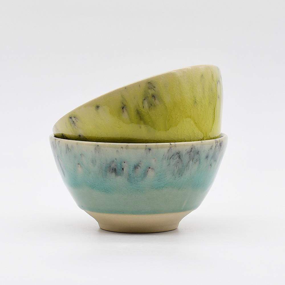 Madeira I Stoneware Bowl - Green