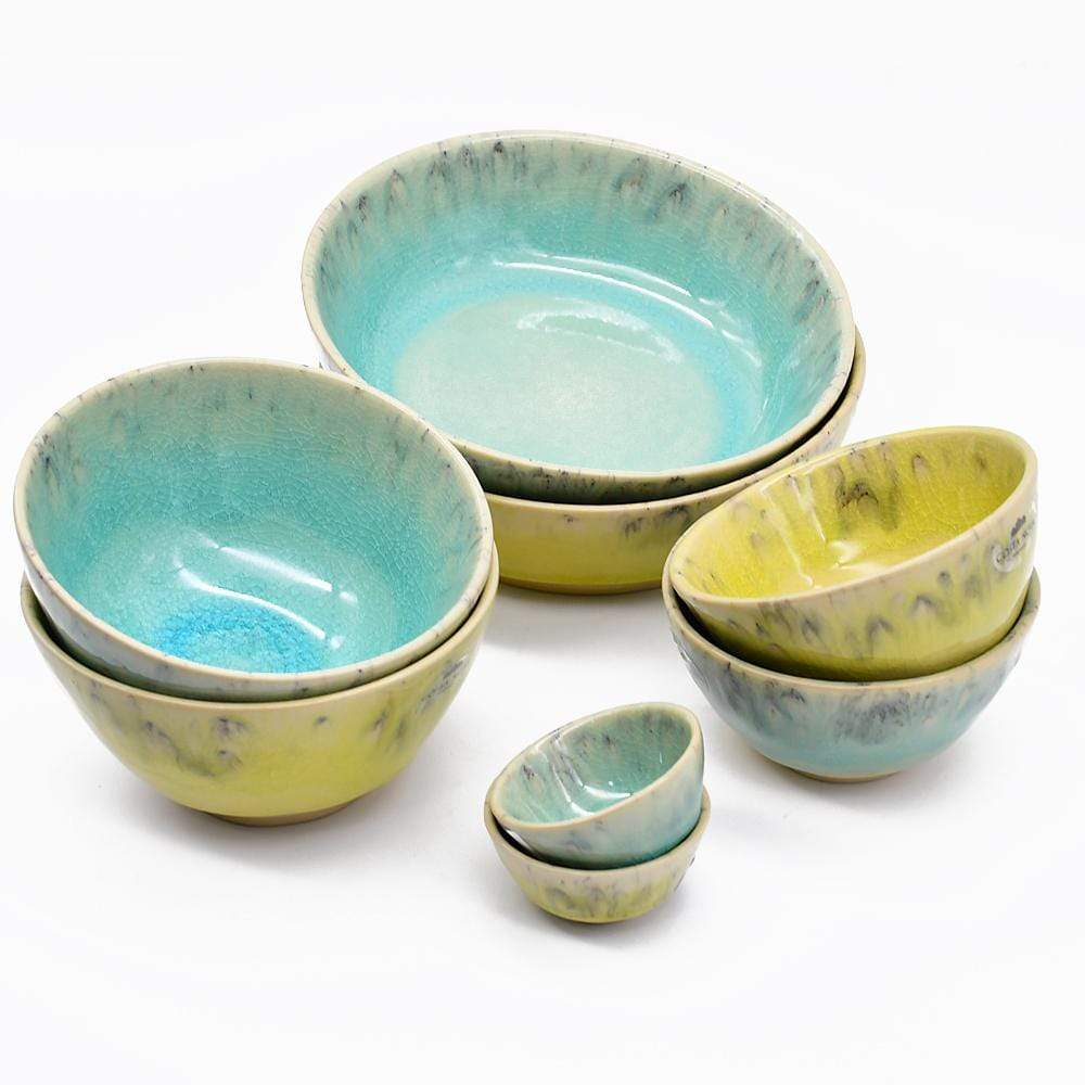 Madeira I Stoneware Bowl - Green