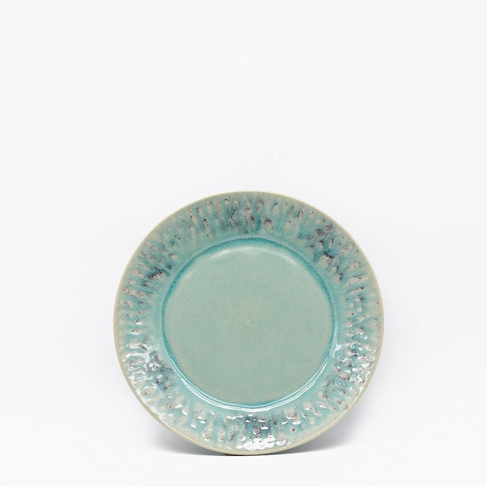 Madeira I Stoneware Dessert/Salad Plate - Green