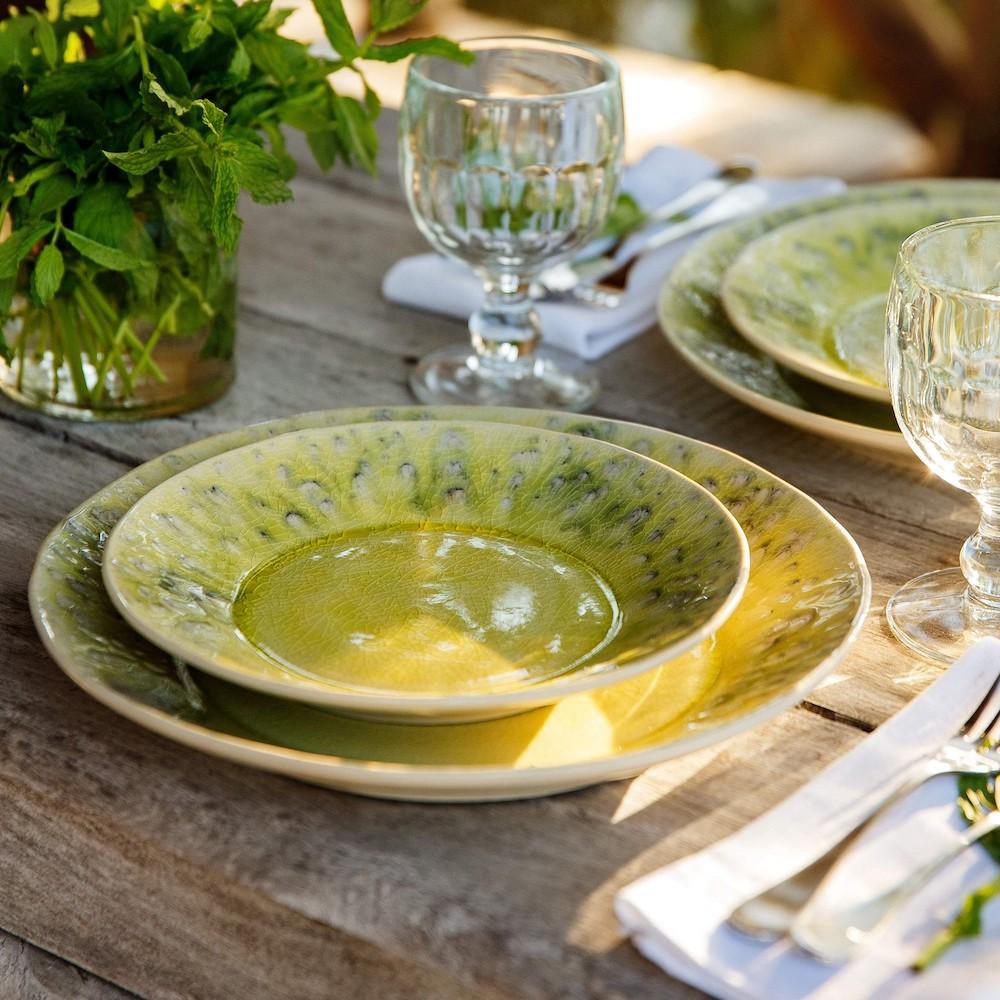 Madeira I Stoneware Dessert/Salad Plate - Yellow