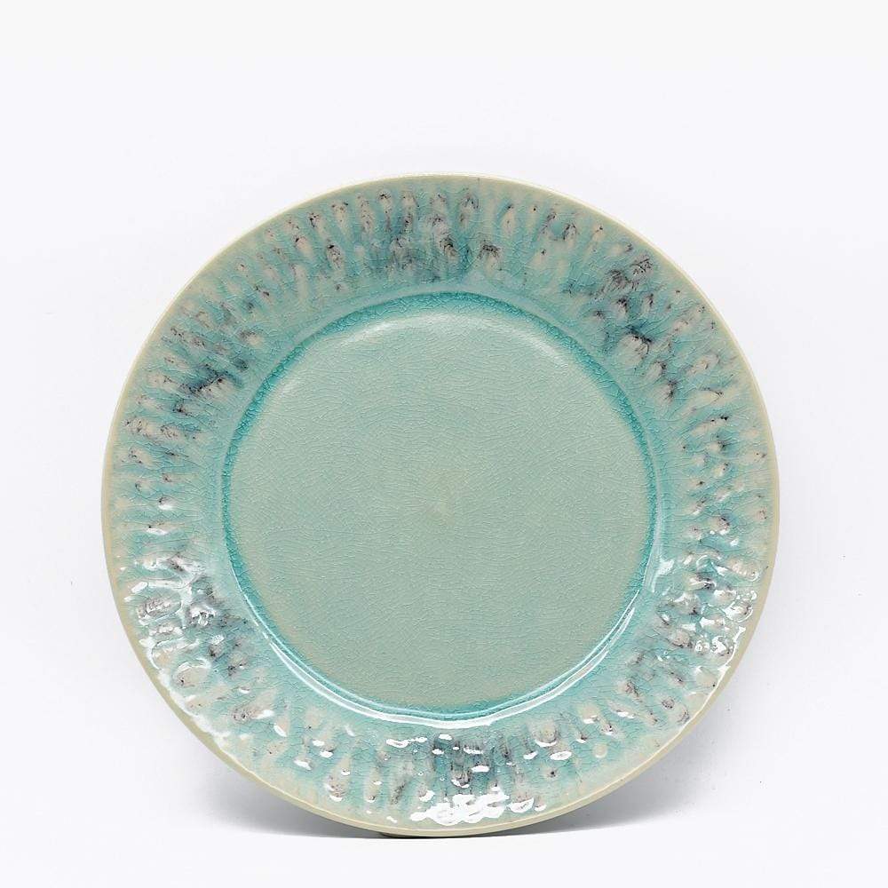 Madeira I Stoneware Dinner Plate - Green