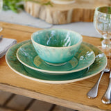 Madeira I Stoneware Dinner Plate - Green