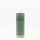 Madeira I Stoneware Round Vase - Green