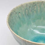 Madeira I Stoneware Salad Bowl - Green